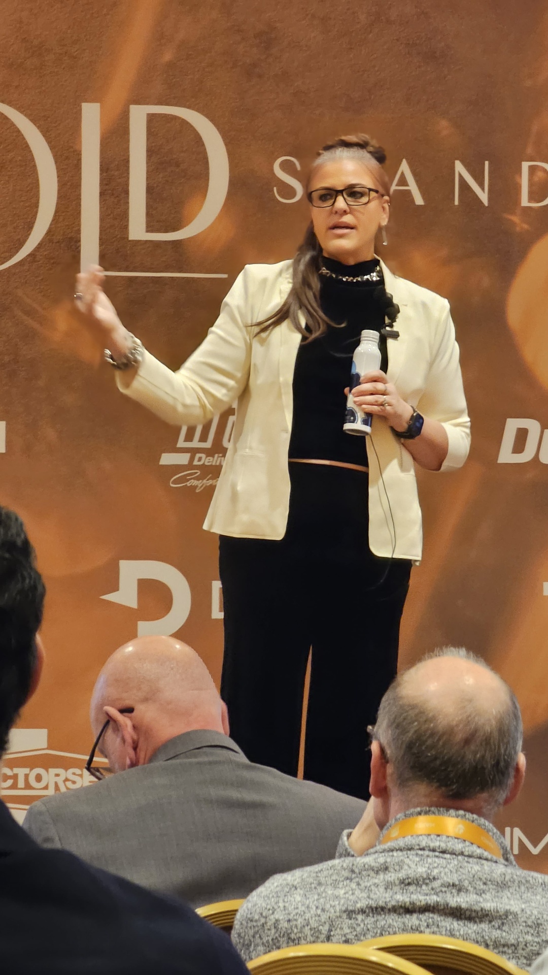 Jennifer Bagley delivering keynote presentation